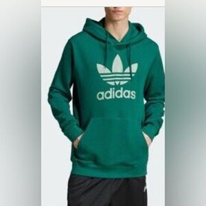 New ADIDAS ADICOLOR Essentials Trefoil Hoodie in Maroon